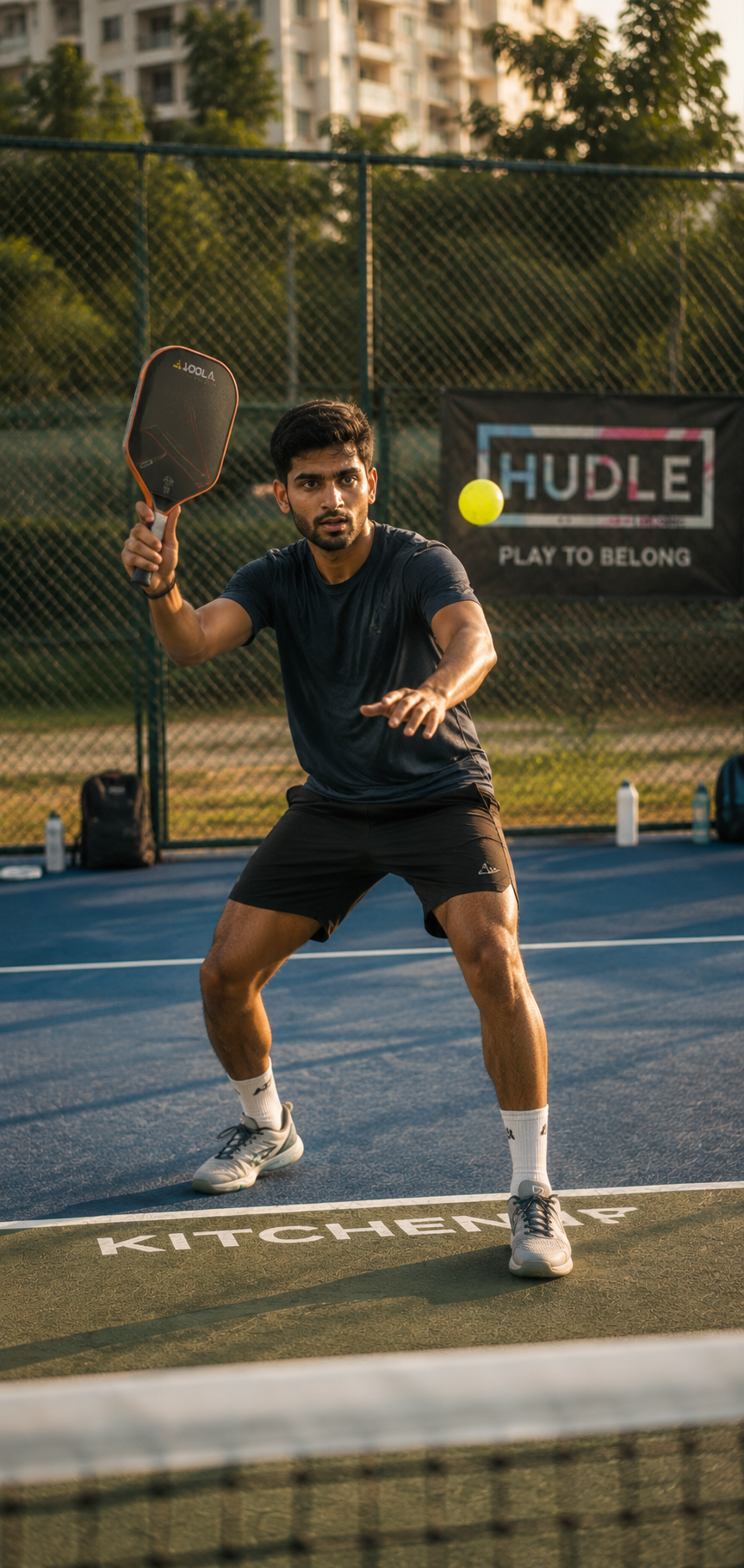 Pickleball at a HOBI game